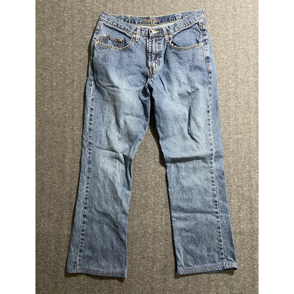 Cinch Grant Straight Leg Denim Jeans Mens Blue Relaxed Fit Mid Rise 34x29